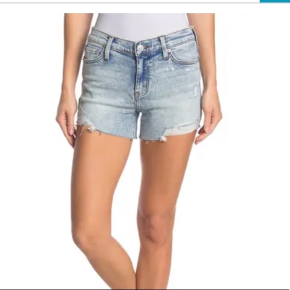 Hudson Jeans Pants - Hudson Gracie Mid Roy cut off denim shorts